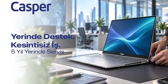 Casper’dan kurumsal müşterilere 5 yıla kadar yerinde servis desteği